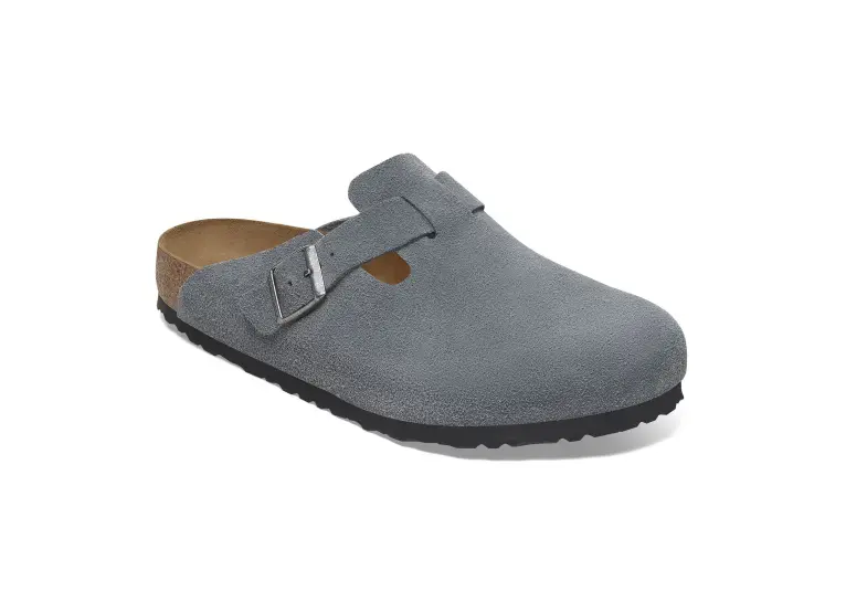 Birkenstock Boston Soft Footbed Suede Regular Unisex - Browns Shoe